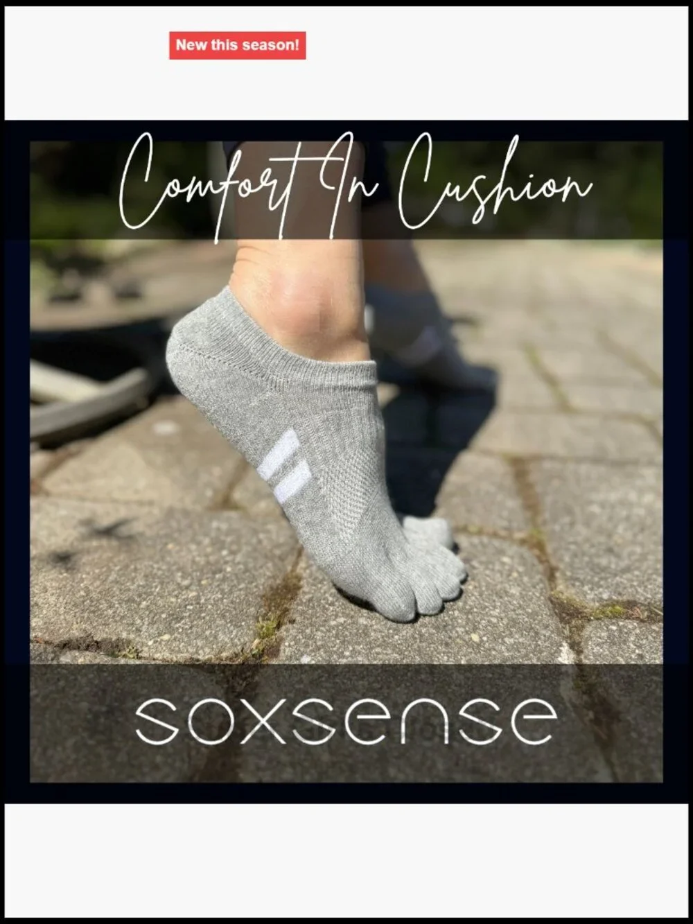 Cushioned No-Show Five-Toe Socks for Women, Athletic, 4 Pairs